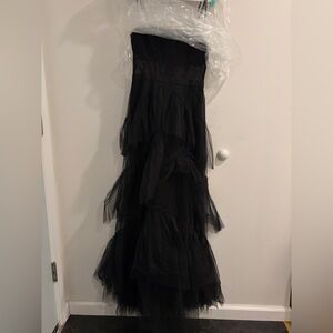 BCBGMaxAzria Tulle Corset Essential Gown